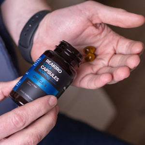 Reakiro Omega 3 CBD Capsules 600mg in use