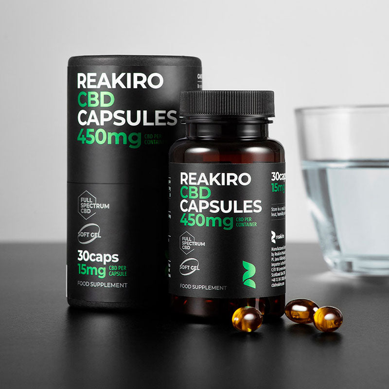 Reakiro Full Spectrum Cbd Capsules 450mg